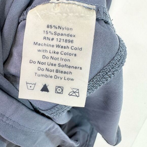 Title Nine 1/4 Zip Long Sleeve Pullover Ruched Active Paradigm Top Navy Blue XS - Picture 3 of 8